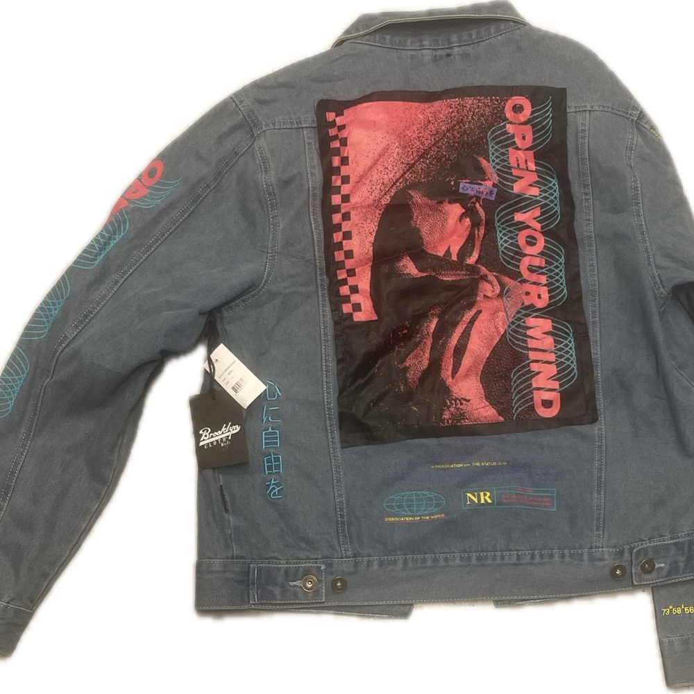 Brooklyn Cloth Graphic Denim Jacket - Picture 3 of 5